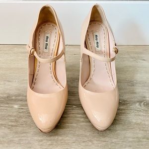 Miu Miu Platform Pumps